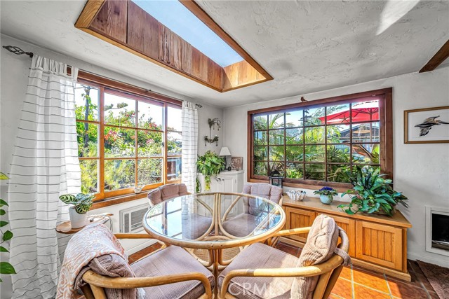 Cool eating area in back family room