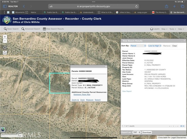 Detail Gallery Image 4 of 4 For 0 Eveshorn Rd, Victorville,  CA 92368 - – Beds | – Baths