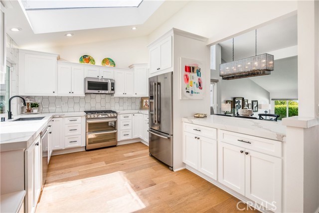 Bright Sunny Kitchen with huge skylight