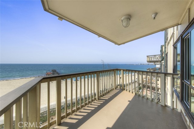 View from Balcony toward the Pier and Harbor