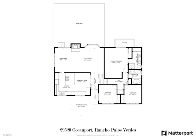 Main Level & Upper Level Floorplan