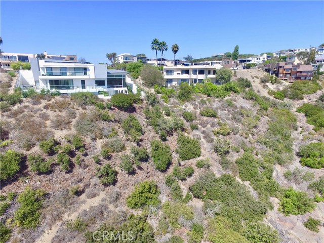 View looking north from the lot