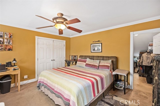 MASTER BEDROOM WITH WALK IN CLOSET