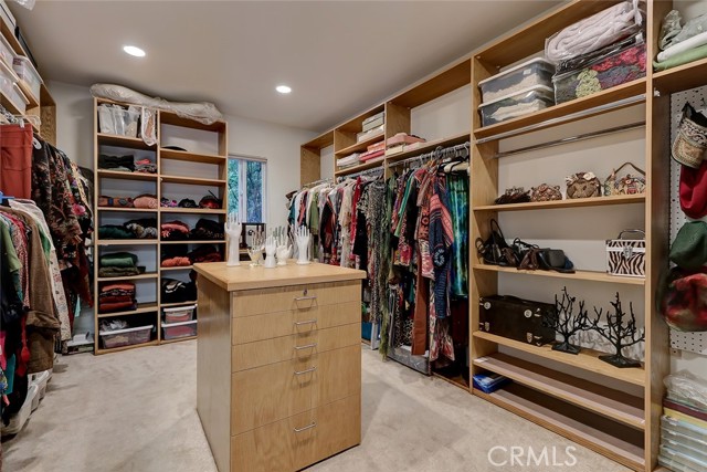 Her's walk-in closet