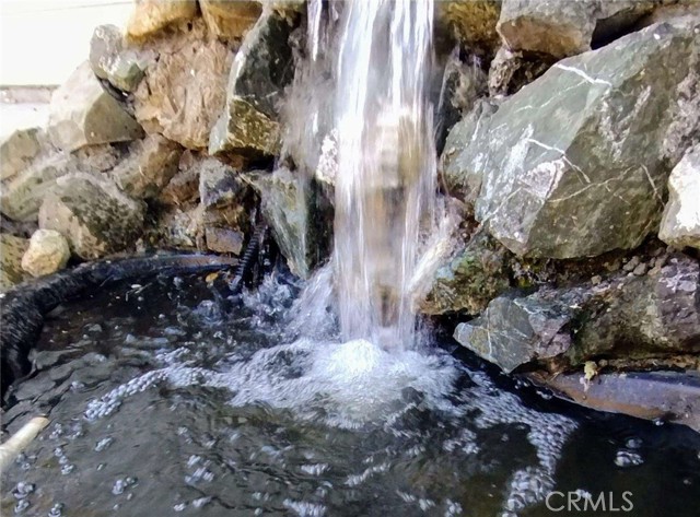 Water Feature outside of French doors (Mstr Bd/Kitchen)
