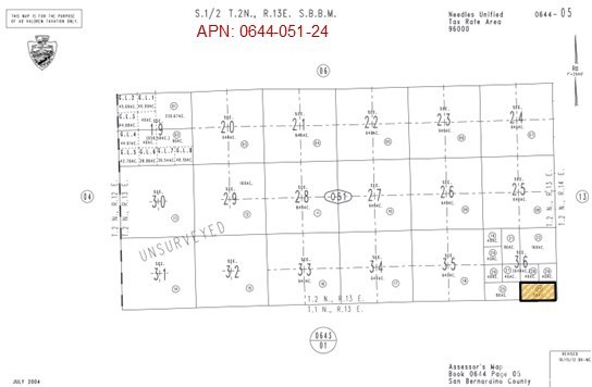 Detail Gallery Image 1 of 1 For 80 Ac Near Sheep Hole Rd, Twentynine Palms,  CA 92277 - – Beds | – Baths