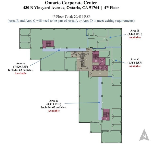 430 N Vineyard Avenue, Ontario, California 91764, ,Commercial Lease,For Rent,430 N Vineyard Avenue,CRCV25013678