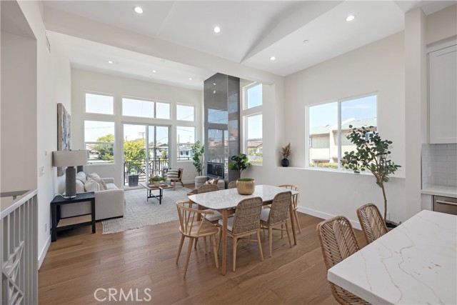 Spacious Open Floor Plan with Soaring Ceilings