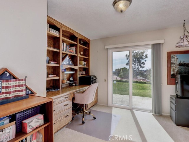 Current built-in desk in closet