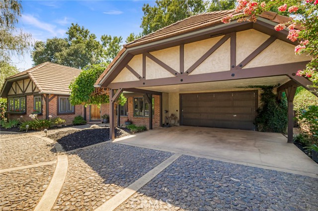 Large garage and lots of parking area
