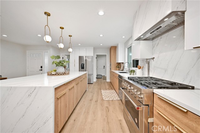 Kitchen towards laundry