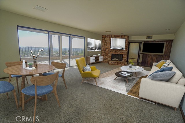 Room has been digitally staged