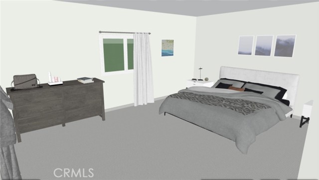 3D Virtual View Of Master Bedroom