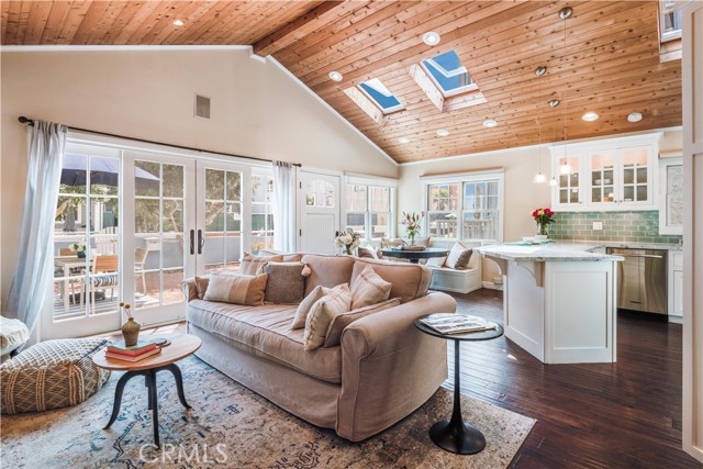 Indoor-Outdoor living through the sliding door