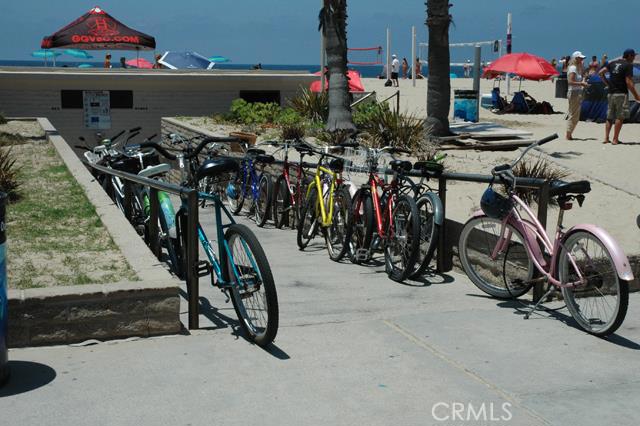 Bike to the beach, then dive into the water.