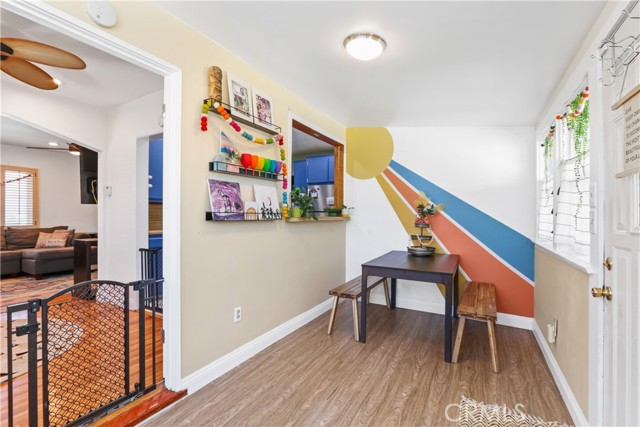 Bedroom 2 - another photo used as dining area with kitchen pass through open