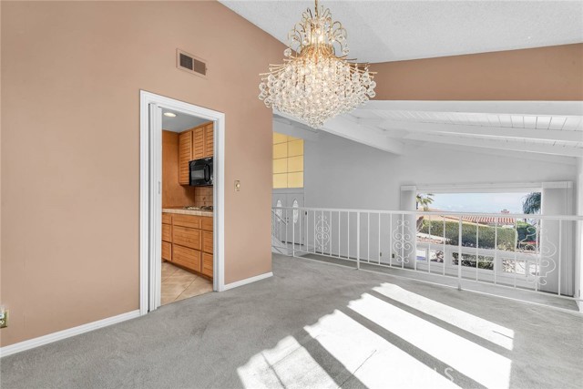 Dining room, entrance to kitchen