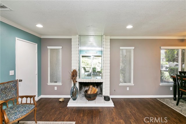 Living Room with Fireplace