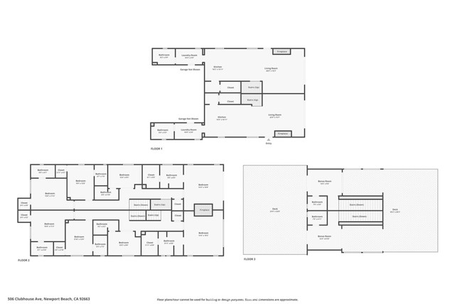 Detail Gallery Image 30 of 30 For 506 Clubhouse Ave #B,  Newport Beach,  CA 92663 - 5 Beds | 6 Baths