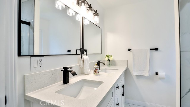 Upstairs master bathroom