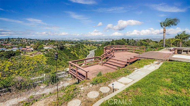 Backyard with View Deck