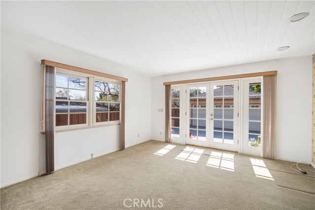 Family Room with backyard access