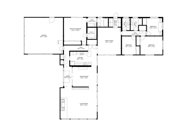 An excellent one level floor plan
