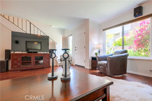 Living room with lots of natural light