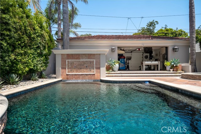 Sparkling heated pool