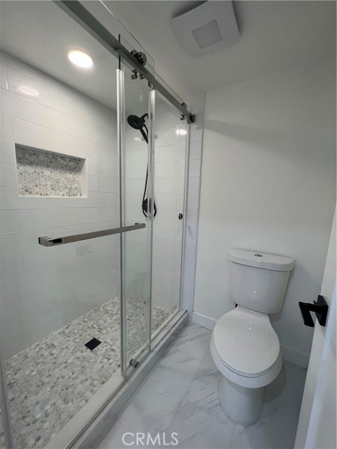 master bath - toilet/shower area