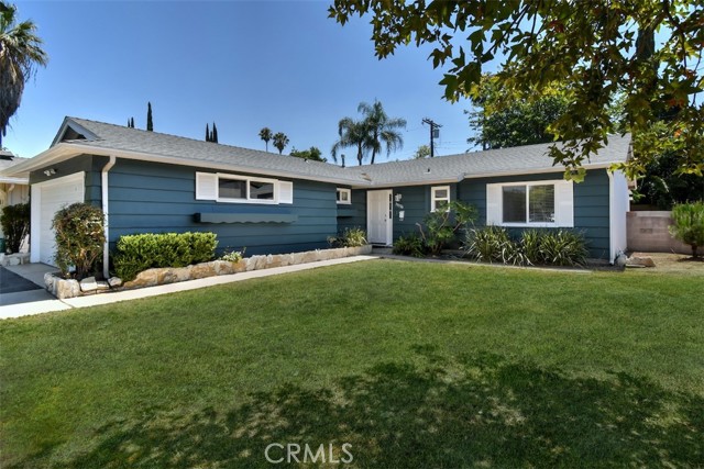 Front yard, green grass in the winter and spring
