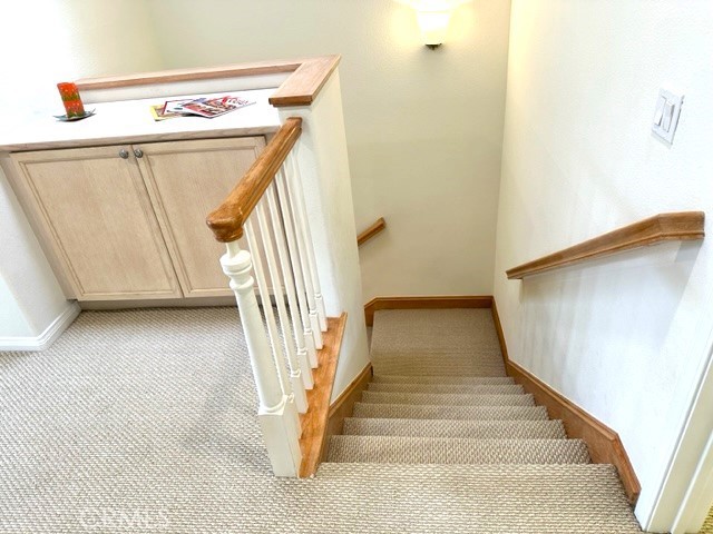2nd floor hallway with skylight