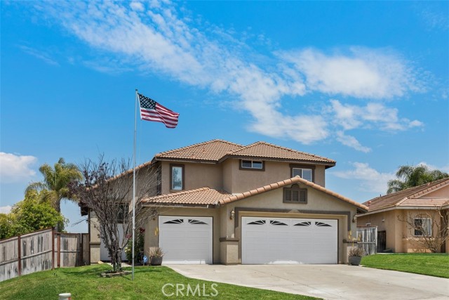 Welcome to your dream home in the sought after Vail Ranch area of South Temecula. This stunning 5-bedroom, 3-bath pool home with a three-car garage is the perfect family pool home for your enjoyment and comfort. Just imagine the fun family summer BBQs and many pool days to enjoy with our great weather.  The pictures tell the full story! This desireable floor plan has one bedroom downstairs with a full-bath around the corner plus an additional four bedrooms upstairs including the large master bedroom.  No HOA means no pesky restrictions or fees to cramp your style, allowing you the freedom to make this home truly your own. And let's not forget about the cherry on top - low taxes, because who doesn't love saving some extra cash? The master bedroom is a true sanctuary, boasting a private balcony that offers relaxing city views. Imagine starting your day with a cup of coffee or unwinding at night with a glass of wine while taking in the twinkling lights. It's your personal haven to escape the hustle and bustle. Families will rejoice knowing they are part of an award-winning school district, with the highly sought-after Great Oak High School just around the corner. Your children will receive a top-notch education, setting them up for success. South Temecula is also a haven for entertainment and recreation enthusiasts. Indulge in the nearby wineries, where you can savor exquisite flavors and create lasting memories. Take a stroll through the charming Temecula Old Town, where history and culture come alive. Feeling lucky? Pechanga Casino is a short drive away, offering endless excitement and possibilities. Nature lovers will find solace in the abundance of parks dotting the area, perfect for picnics, jogging, or simply soaking up the sun. Commuting to San Diego? No problem! South Temecula provides convenient access for the daily grind, ensuring a stress-free journey. This house has it all - a beautiful pool with a large family backyard, a three-car garage for all your vehicles and storage needs, no HOA, low taxes, a master bedroom with a view, and a fantastic location that lets you enjoy all Temecula has to offer. Don't miss out on this opportunity to make this house your forever home. Schedule a showing today and let the adventure begin!