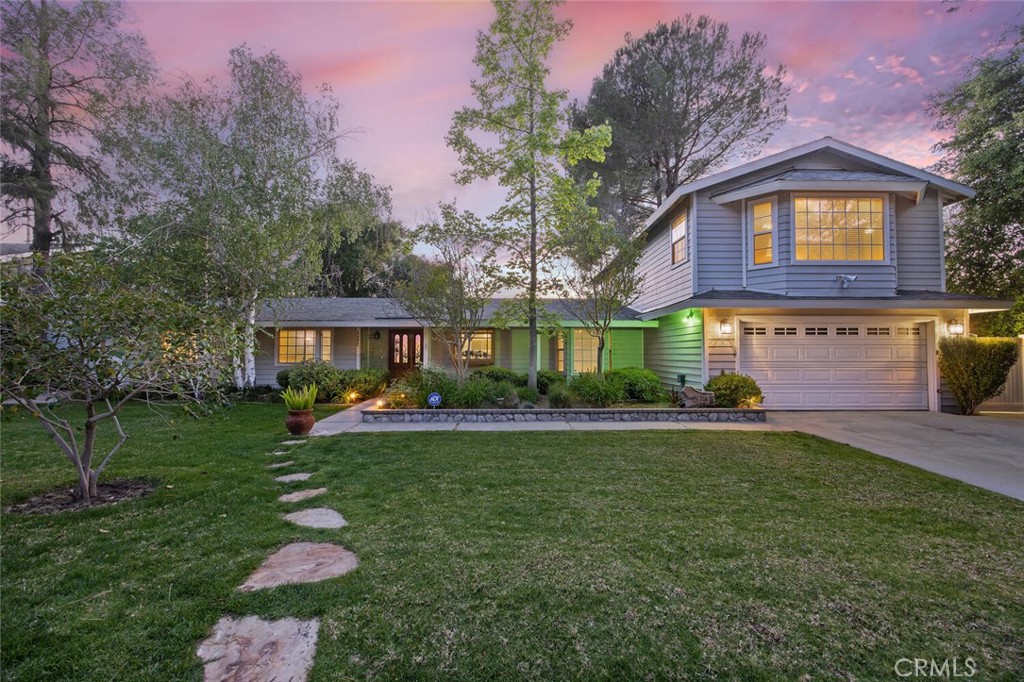 15744 Beaver Run Road Canyon Country, California Spectacular 5 bedroom 3.5 Bath WITH Pool Home/ ADU on a 3 Tiered, Private View Lot with Lower Lot Access via Sand Canyon! Tucked away on a quiet, tree-lined culdesac street, this tastefully upgraded and truly turnkey home offers the perfect blend of comfort, functionality and entertaining space with tons of privacy! This initial single story 4 bed 2 bath design has been professionally expanded by adding an expansive additional primary suite upstairs with T&G vaulted ceilings, a cozy slate fireplace and luxurious en suite bath! This second primary bedroom now boasts its own sliding door access to the deck and picturesque Mountain Views with staircase leading to the above ground spa! On the main floor, you will enjoy comfortable and convenient living with high ceilings, remodeled kitchen, including stainless steel, built-in refrigerator, double oven, sit up breakfast bar and a charming family room with oversized picture window, including a built-in pet door for convenience! The main floor has 4 bedrooms and 2 full baths. This truly feels like a mountain getaway just minutes from the city! The main upper lot offers tranquil safety for children and pets to play! Step down the epoxy coated staircase to reach the second level which provides ample space to create incredible memories! A beautiful pool house complete with Murphy bed, half bath and kitchenette perfect for long term guests or an in-law suite with beautiful T&G ceilings and french doors overlooking the sparkling swimming pool, spa waterslide and garden area! There is even a half basketball court here as well! A few more steps down you’ll reach the lower lot which is an excellent space for soccer games, additional parking or even an additional living or stored space! This lot can also be accessed around Sand Canyon Road is Complete with a rolling gate for vehicle access! This is a unique property that you will cherish for yours to come!