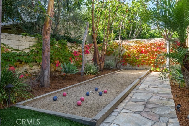Bocce ball court