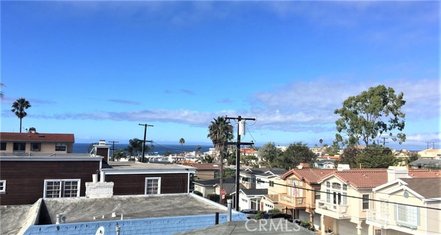 Ocean view from rooftop deck.