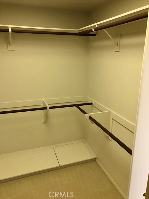 Master bedroom walk-in closet