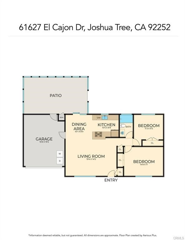 Detail Gallery Image 62 of 62 For 61627 El Cajon Dr, Joshua Tree,  CA 92252 - 2 Beds | 1 Baths