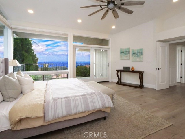 Spacious Primary Bedroom looking out to Ocean View