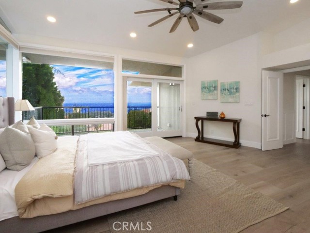 Spacious Primary Bedroom looking out to Ocean View