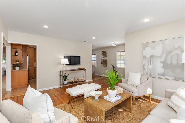 Living Room with Bay Window