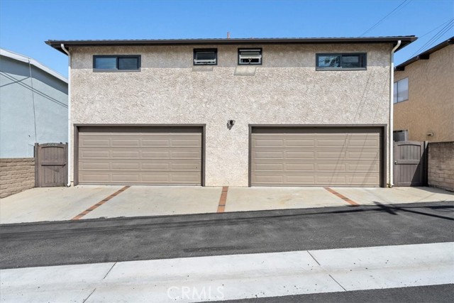 garage on right with direct access to backyard