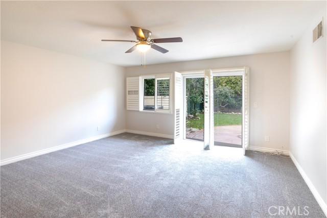 Downstairs second primary bedroom with walk in and bath