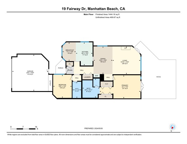 19 Fairway Drive, Manhattan Beach, California 90266, 2 Bedrooms Bedrooms, ,1 BathroomBathrooms,Residential,Sold,Fairway,SB24108491