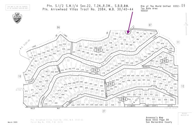 212 Knight Court, Lake Arrowhead, California 92352, ,Land,For Sale,212 Knight Court,CREV22261134