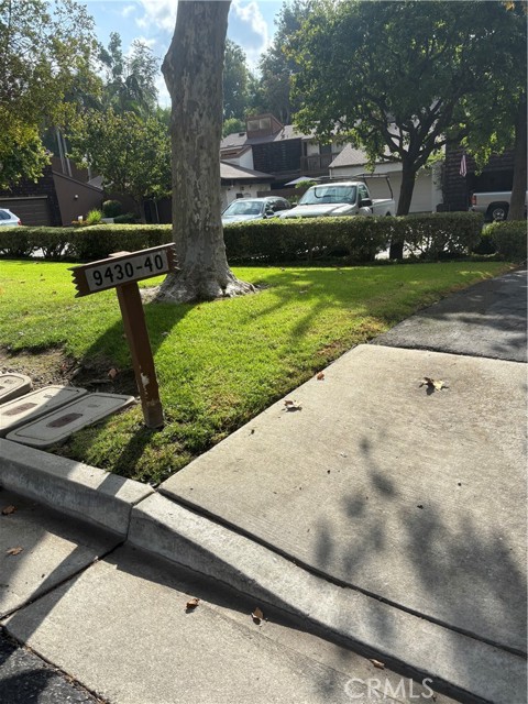 Address Post for properties from 9430-9440 Friendly Woods Lane