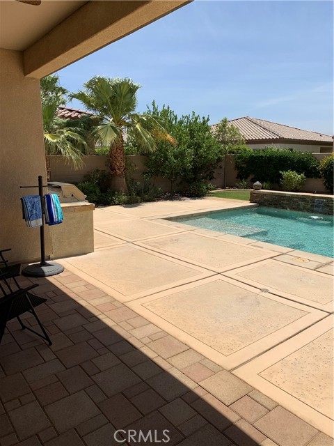 Pool view from patio