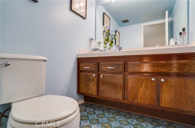Guest half bath on main level