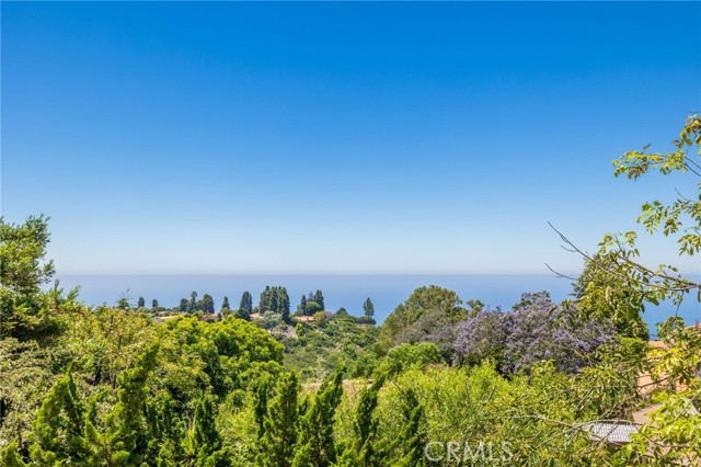 Ocean view from the upstairs backyard deck.