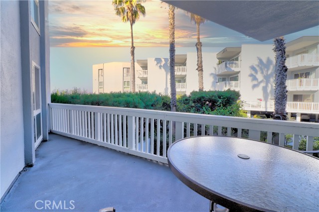 Patio looking out to ocean.